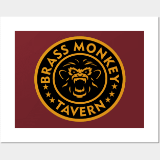 Brass Monkey Tavern Mascot Posters and Art